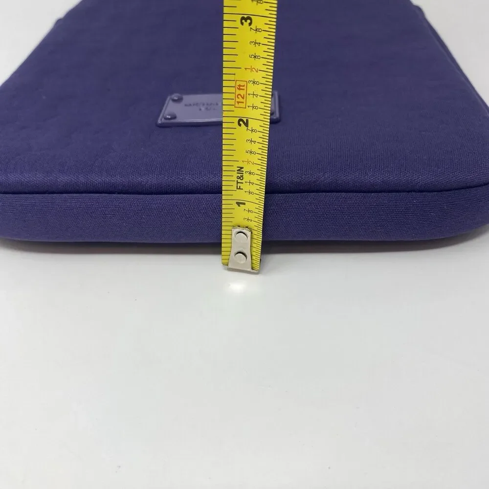 Michael Kors Purple Logo Neoprene i-Pad Tablet Protective Travel Case